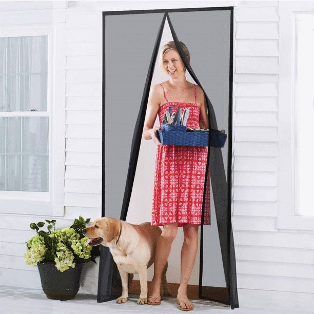 Mesh Screen Net Home Magnetic Foldable Anti Mosquito Door Curtains