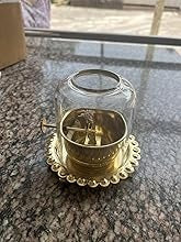 Golden Brass Akhand Diya Oil Lamp with Rotating Wick