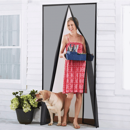Mesh Screen Net Home Magnetic Foldable Anti Mosquito Door Curtains